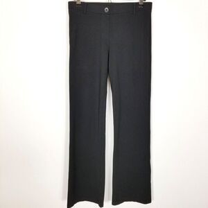Betabrand Women Pull On Straight Pants Size M Long Stretchy Black Yoga Office